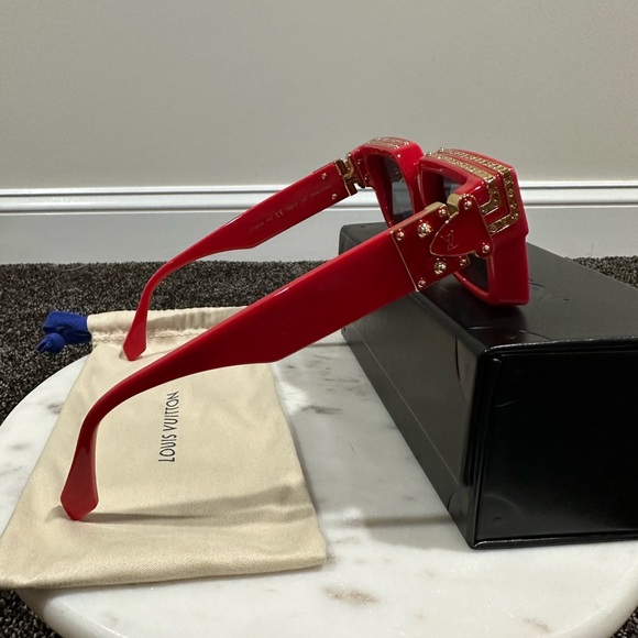 Louis Vuitton x Virgil Abloh Red 1.1 Millionaires Sunglasses - Picture 6 of 12